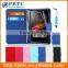 Set Screen Protector Stylus And Case For Sony Xperia E Dual C1605 , Purple Leather Wallet Best Phone Case