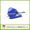 10 ribs metal frame blue sky 3 fold umbrella