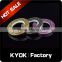 KYOK Silver Metal Curtain Rod Pole Rings,28mm Internal Diameter Voile Net Hanging Curtain Rings
