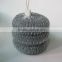 Kitchen pot and pan galvanized mesh scrubber in net bag