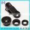Camera Lens For Iphone 4 Universal Clip 3 IN 1 Fish Eye Camera Wide Angle Micro