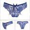 Fashionable women lovely bowknot Panties Bikini Knickers Sexy Soft lace lingeries underwear