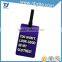 fashion custom gift airplane soft pvc luggage tags