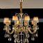 2015 Hot Sale 6 Light Modern Metal Crystal Chandelier with CE