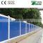 pvc gardening vinyl privacy fencing with top picket