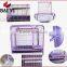 Good Quality Square Tube Dog Cages With Wheels