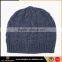 Wholesale knitted beanie cheap hat with earflap pattern