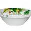 5"-10" porcelain salad bowl,large white ceramic soup bowl