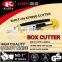 18mm Snap Off Blade screw lock Plastic with rubber grip handle Utility Knife With String Cutter