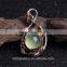 hot sale jewellery set 18K gold plated 925 sterling silver precious natural Grape stone Ring Pendant Necklace Set