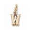 different style alloy initial W charms and pendants for bracelet English letter pendants