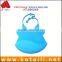 Alibaba New Products 100% Silicone Baby Safe Material Waterproof Soft Silicone Bib Hanger Bib Cock Clips