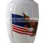 Brass Grey American Eagle Cremation Urns