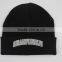 Promote Cheap IN STOCK Design Logo Black Beanie Hat
