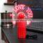factory supply advertisement promotion gift led flashing message mini fan
