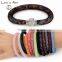 CZ Stone inside !Best Selling colorful bracelets jewerly with crystal ball