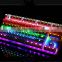 mechanical keyboard USB interface to be hot selling colorful LED illuminate ergonomic green axis wired game keyboard