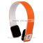 Wireless Bluetooth 3.0 stereo headband headset support MIC Android/IOS noise cancelling headset