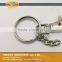 high quality metal split keyrings with 5 link chains and small jump ring