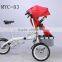 Mother and baby bike STROLLER BIKE Baby Buggy with EN 1888