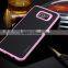 Fashion motomo cover case for S7 S7 edge Motomo Hybrid Silicon TPU 3 In 1 Brushed Tough Back Covers Shell for s7