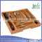 Expandable Cutlery drawer organizer Flatware drawer dividers bamboo kitchen drawer organizer                        
                                                Quality Choice