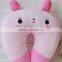 Hot-selling Lovely Comfortable Cartoon Plush Material U Shape Travel Sleeping Neck Waist or Back Massage Pillow