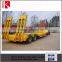 Factory directly 3 axle low bed semi trailer for heavy duty