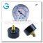 High quality black steel brass internal compound vacuumeter
