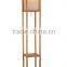 Modern Wooden Base Table Lamp, Classic Floor Standing Lamp for Indoor Use