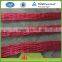 Good quality red Polyester knotless nets or Raschel nets for bathing nets / seine / trawl net from China biggest net factory