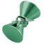 Green Polish knob, Aluminum alloy/ chrome bathroom sliding glass door clamp hinge handle
