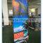 Indoor-advertising-roll-up-banner-stand , pull up scrolling stand with small base