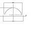 New design 80 degree plano-convex optical lens for car light (GT-64-2)