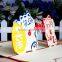 kids laser cutting 3d pop up greeting card