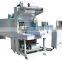 Automatic sleeve wrapper and PE thermal shrink packing machine