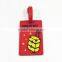 Yiwu Manre hot sales soft PVC/ rubber cheap bag tag custom made luggage tag
