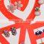 red beautiful creative design acrylic earring dispaly stand