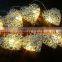 Holiday Heart-shaped rattan LED string light for Christmas point party light