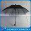 23" black straight umbrella,UV against and with Water Drop Cover