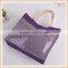 Top Quality Plain Jute Shopping Bag With Pvc