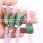 Gold Plated Australia Jade Connector Druzy Bracelet, Rose Quartz Stone Beaded Bracelets