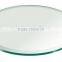 Cheap price polished edge 10-19mm round tempered glass table top