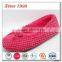 comfort flat ballerina with Sequin in wave shaped shoe