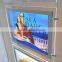 Classic wall mounted light with magnetc panel for easy replace poster, led display light