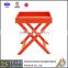 folding fashion square tray table side table