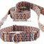 custom print logo nylon material quick release dog leash for running collar