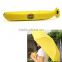 Folding Yellow Banana Umbrella UV Protection Sun Rain Umbrella