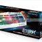 led backlit computer gaming keyboard colored keys