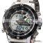 Mens Shark Digital LCD Outdoors Analog Quartz Sport Steel Wrist Watch